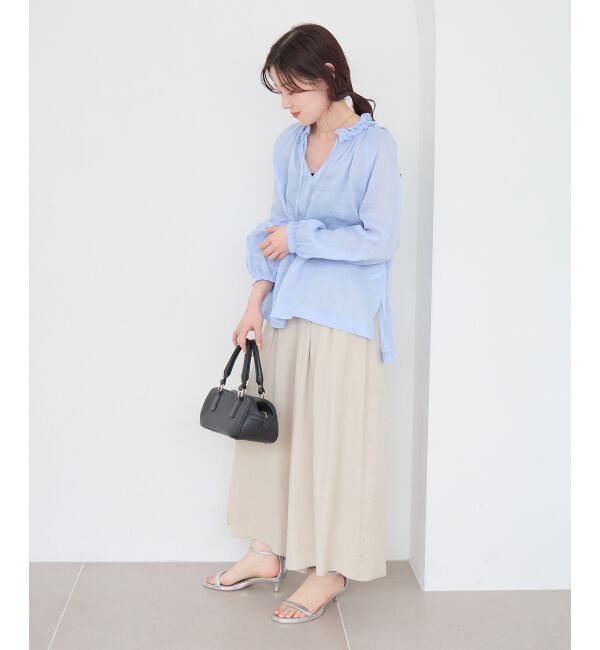  「リネンライクワイドパンツ」|その他|