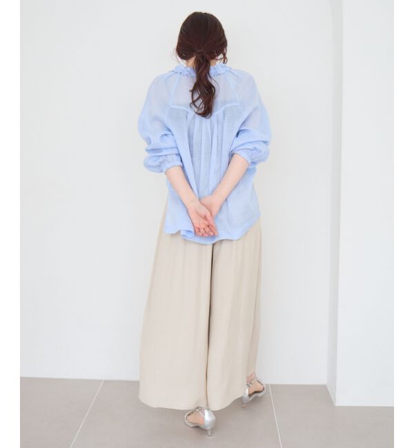  「リネンライクワイドパンツ」|その他|