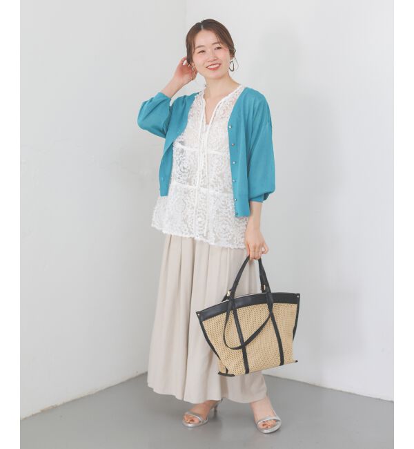  「リネンライクワイドパンツ」|その他|