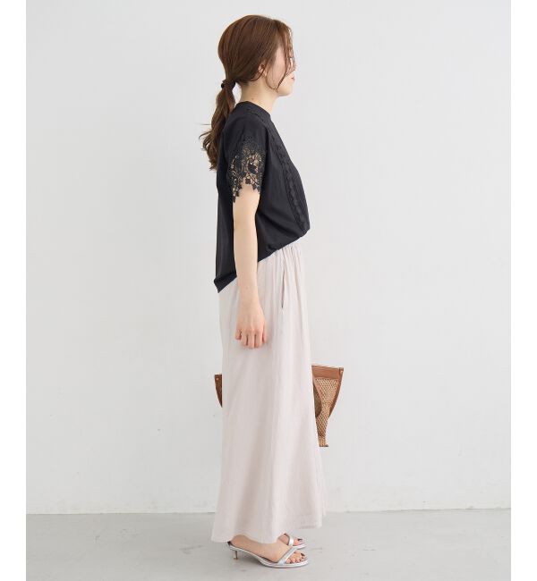  「リネンライクワイドパンツ」|その他|
