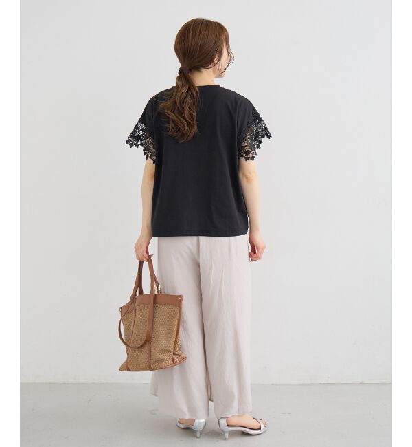  「リネンライクワイドパンツ」|その他|