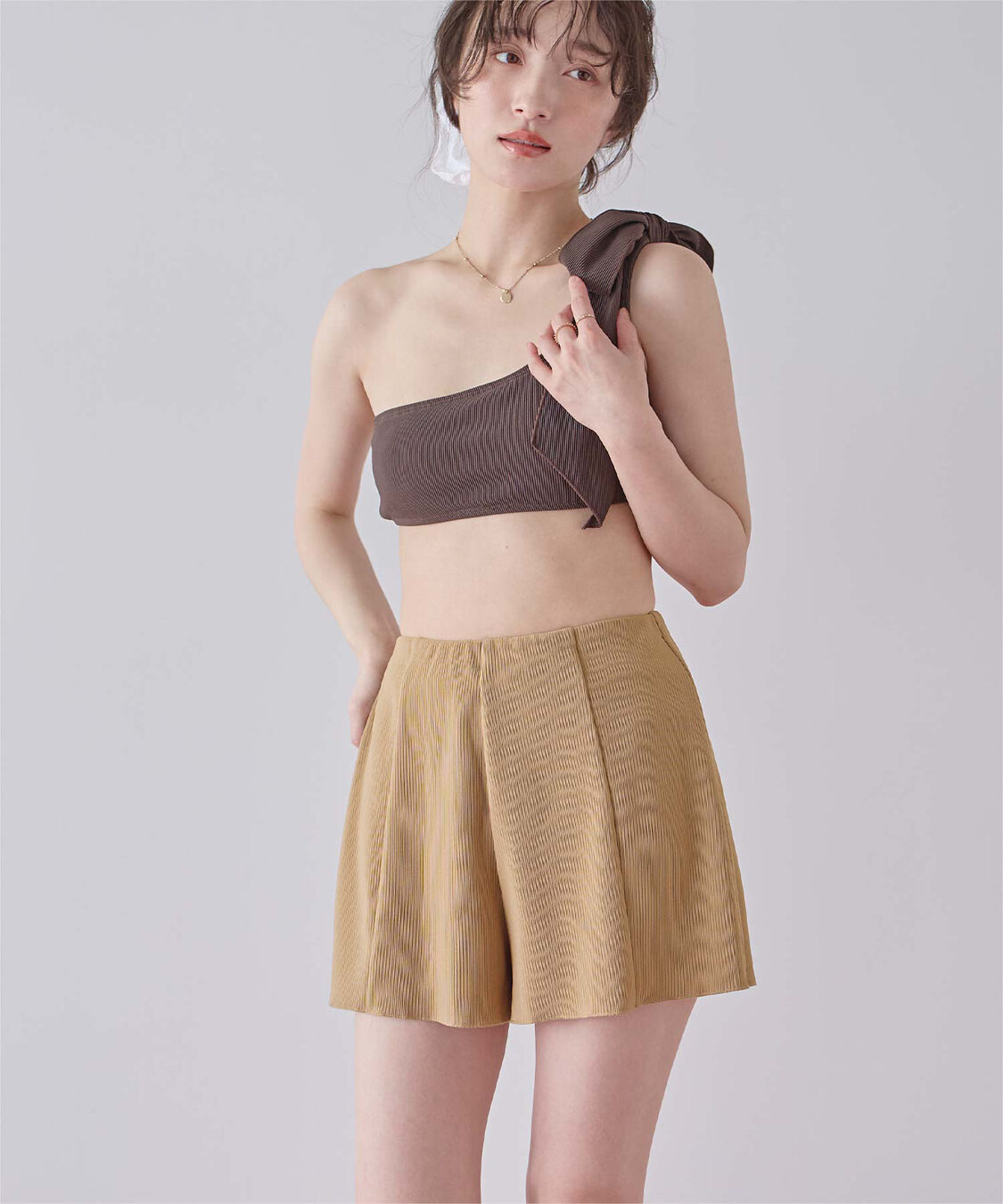 SEA DRESS「ハイウエストシンプルショートパンツ」|スポーツ|