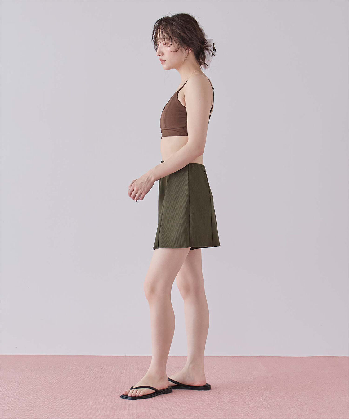 SEA DRESS「ハイウエストシンプルショートパンツ」|スポーツ|