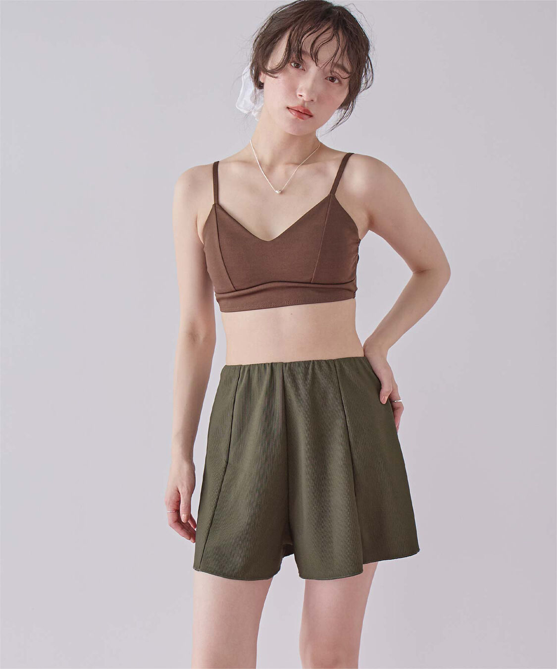 SEA DRESS「ハイウエストシンプルショートパンツ」|スポーツ|