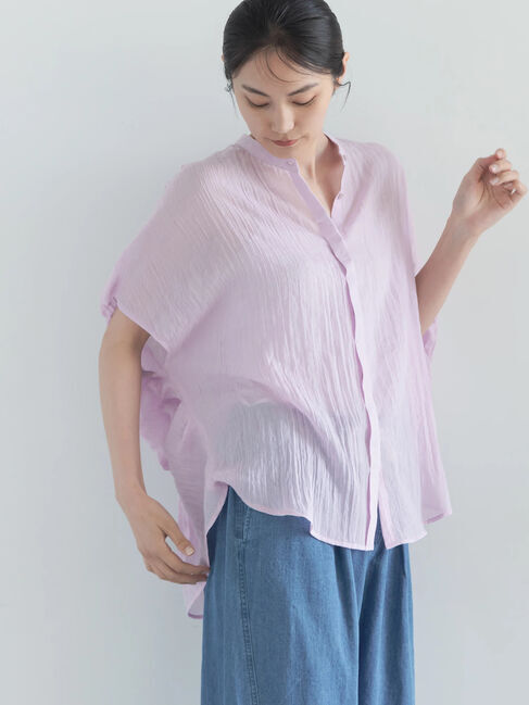 Te chichi「【7色展開】シャンブレーボイルドルマンシャツ」|シャツ・ブラウス|