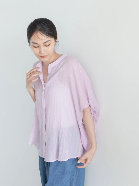 Te chichi「【7色展開】シャンブレーボイルドルマンシャツ」|シャツ・ブラウス|