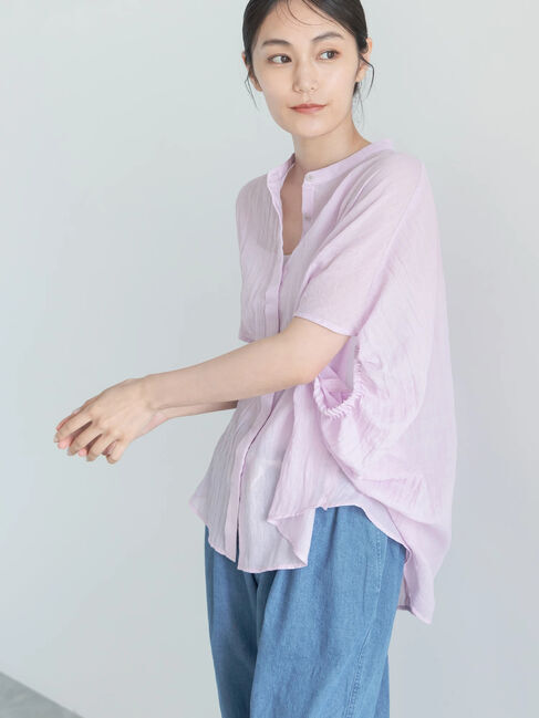 Te chichi「【7色展開】シャンブレーボイルドルマンシャツ」|シャツ・ブラウス|