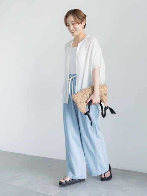 Te chichi「【7色展開】シャンブレーボイルドルマンシャツ」|シャツ・ブラウス|