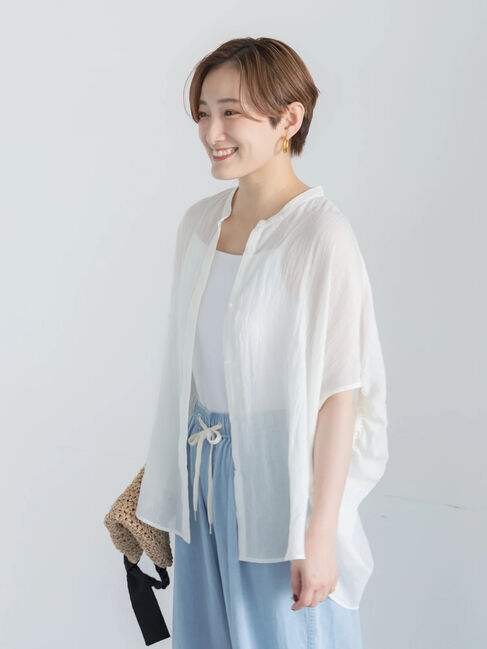 Te chichi「【7色展開】シャンブレーボイルドルマンシャツ」|シャツ・ブラウス|