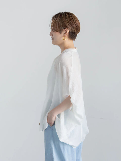 Te chichi「【7色展開】シャンブレーボイルドルマンシャツ」|シャツ・ブラウス|