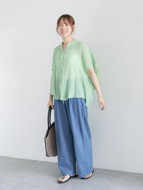 Te chichi「【7色展開】シャンブレーボイルドルマンシャツ」|シャツ・ブラウス|