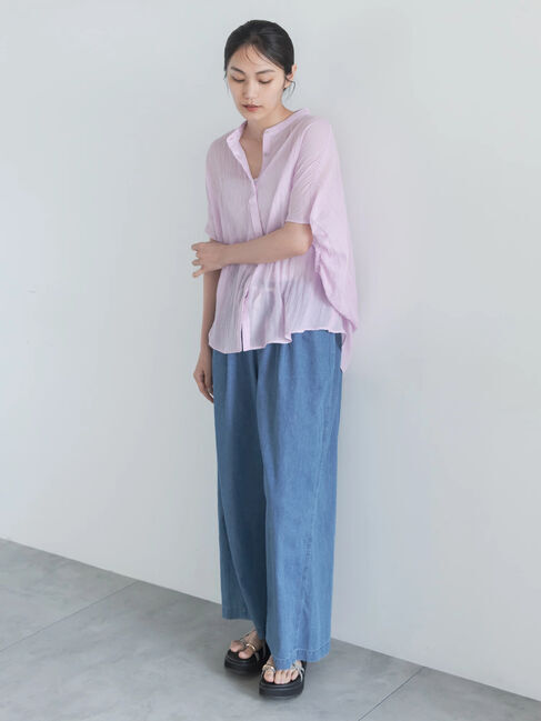 Te chichi「【7色展開】シャンブレーボイルドルマンシャツ」|シャツ・ブラウス|