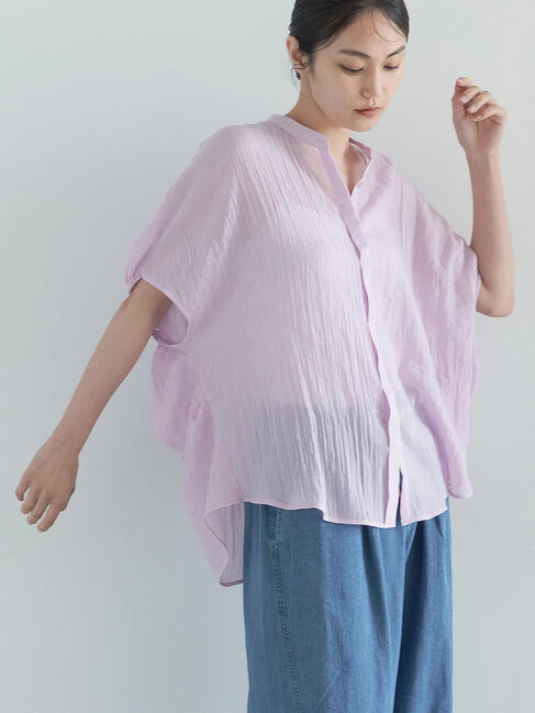 Te chichi「【7色展開】シャンブレーボイルドルマンシャツ」|シャツ・ブラウス|