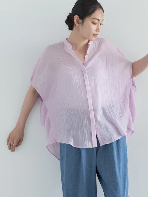 Te chichi「【7色展開】シャンブレーボイルドルマンシャツ」|シャツ・ブラウス|