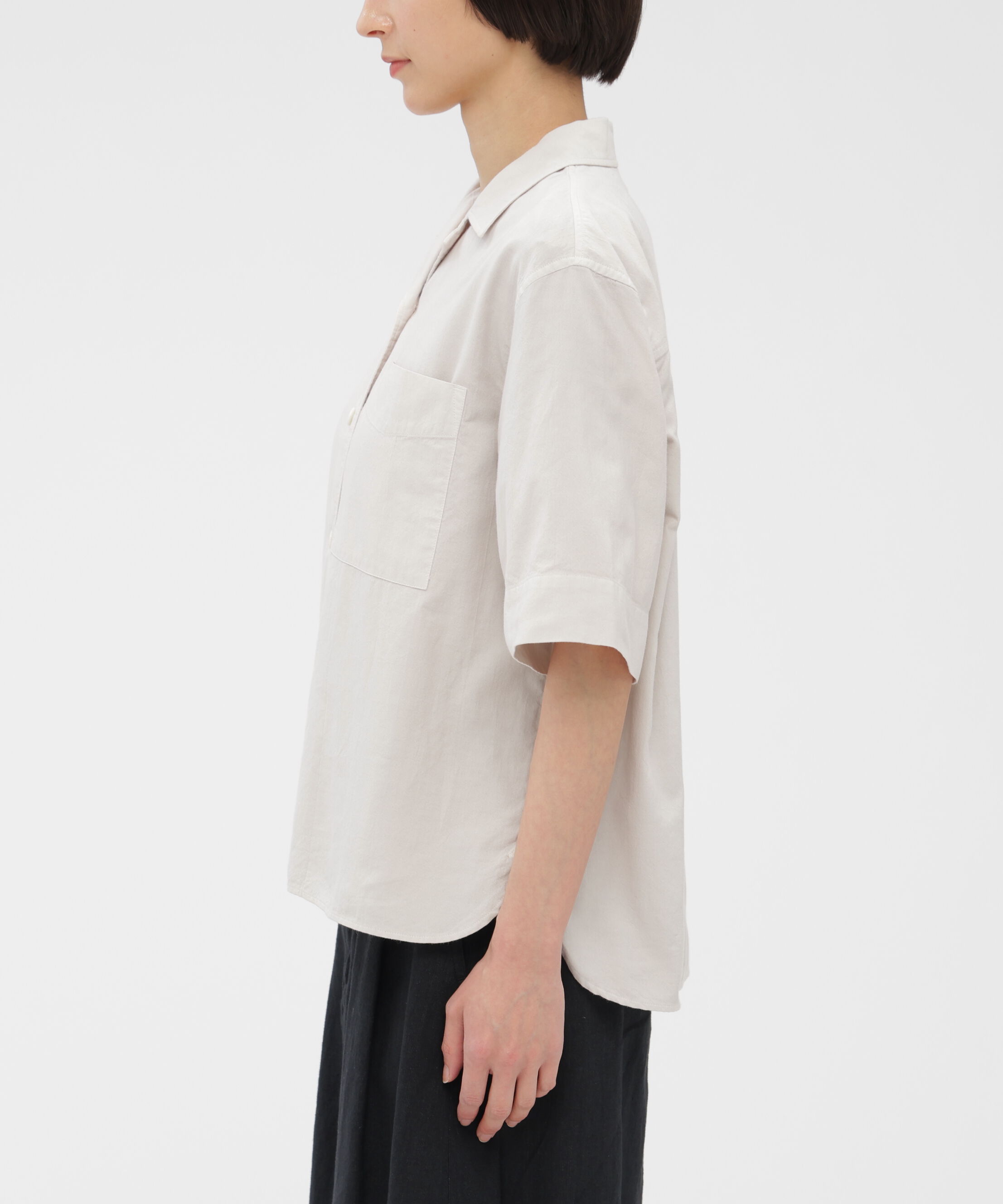 MHL.「GARMENT DYED FINE COTTON OXFORD SHIRT」|シャツ・ブラウス|