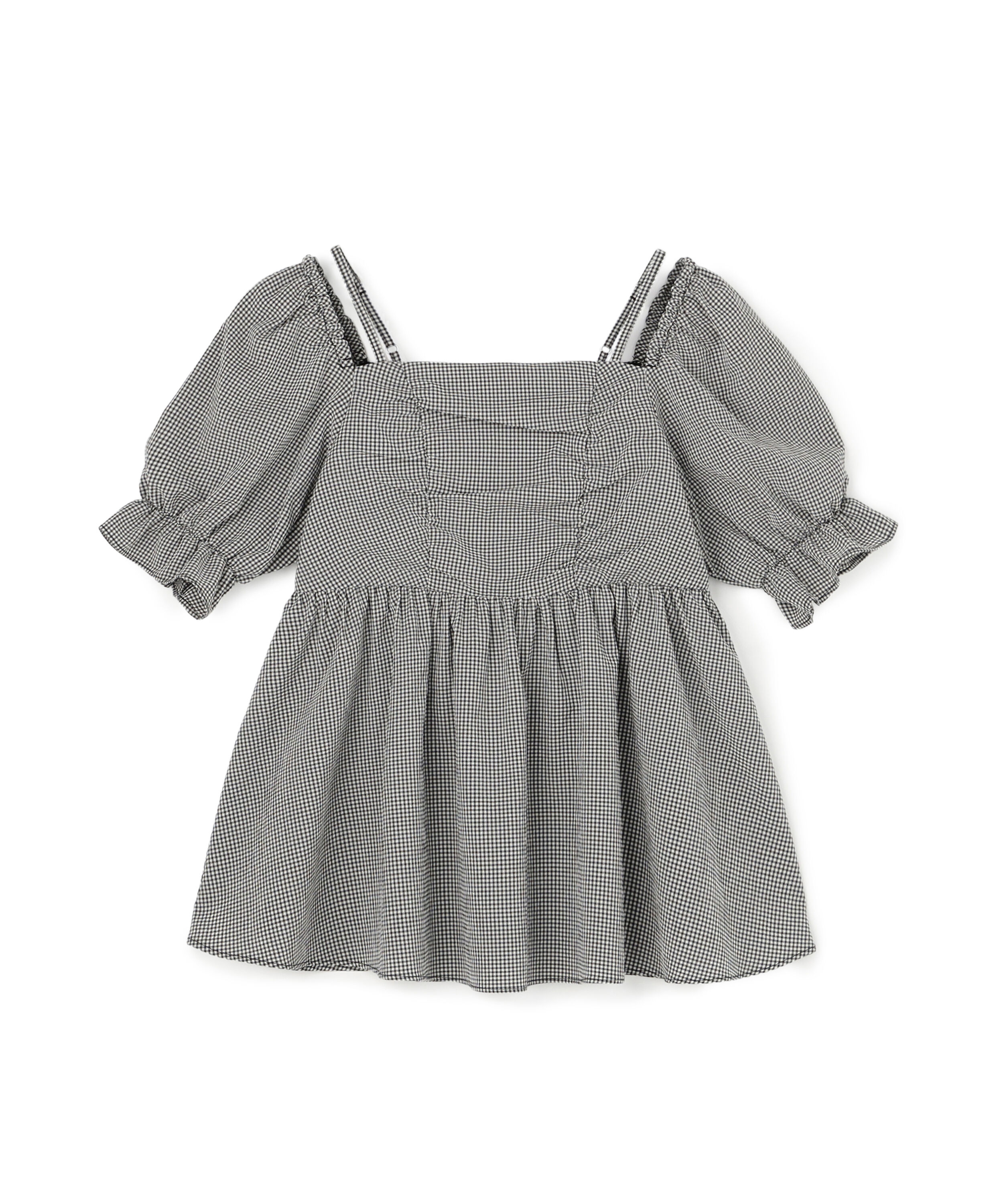 PROPORTION BODY DRESSING「〈a/mie〉ギンガム2wayブラウス」|シャツ・ブラウス|