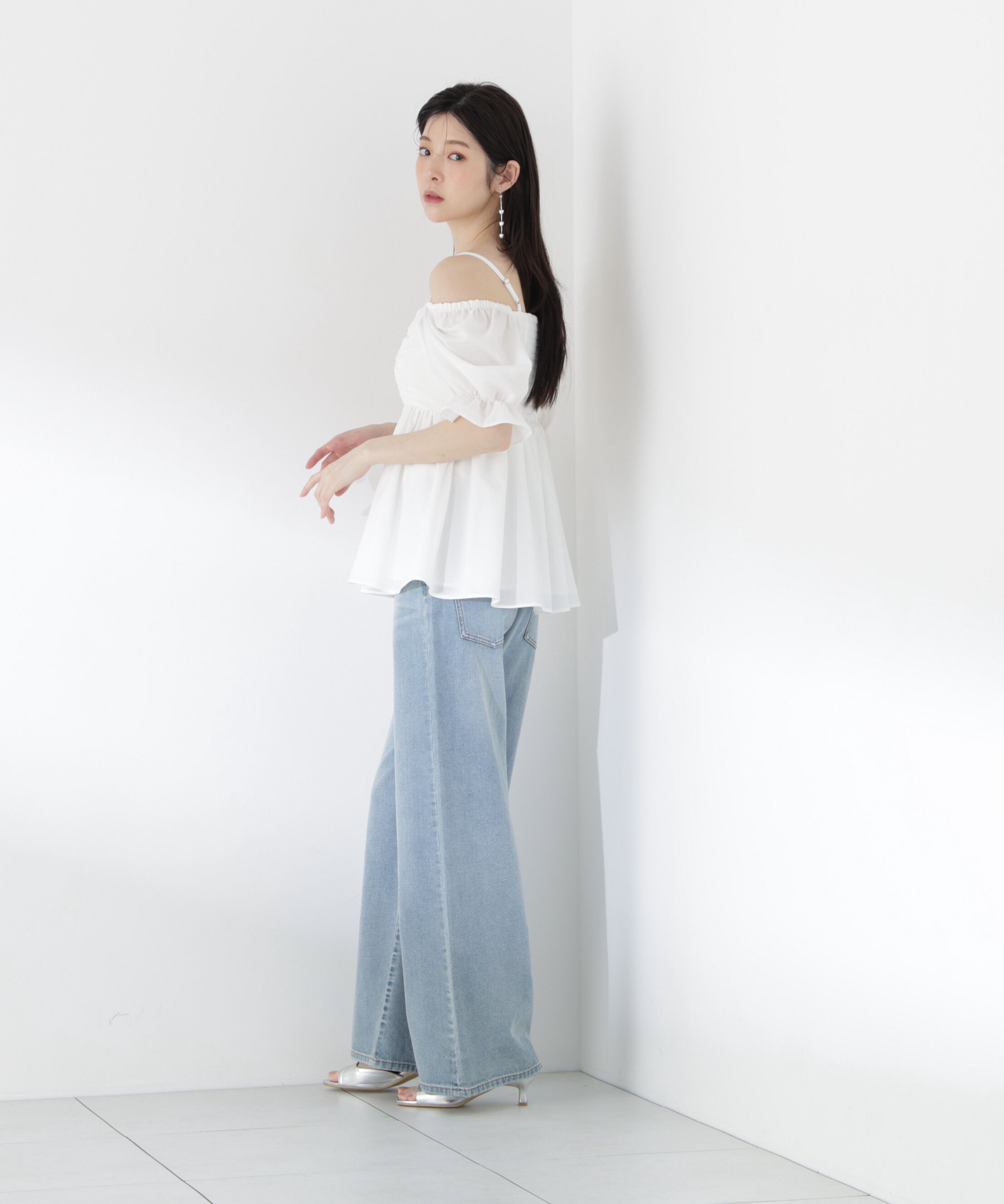 PROPORTION BODY DRESSING「〈a/mie〉ギンガム2wayブラウス」|シャツ・ブラウス|