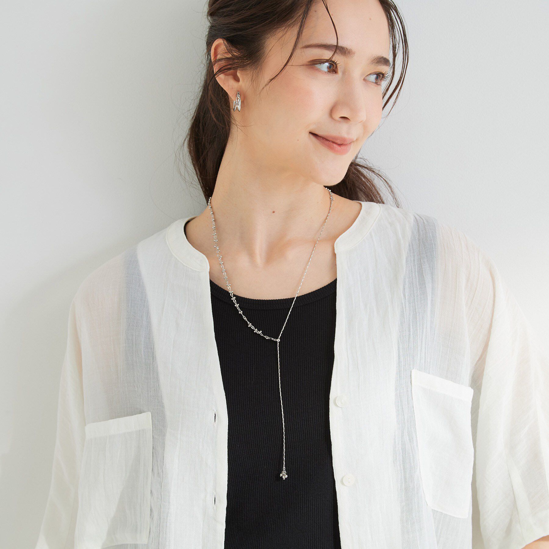 SHOO･LA･RUE「【2WAY】つぶチェーンネックレス」|ネックレス|