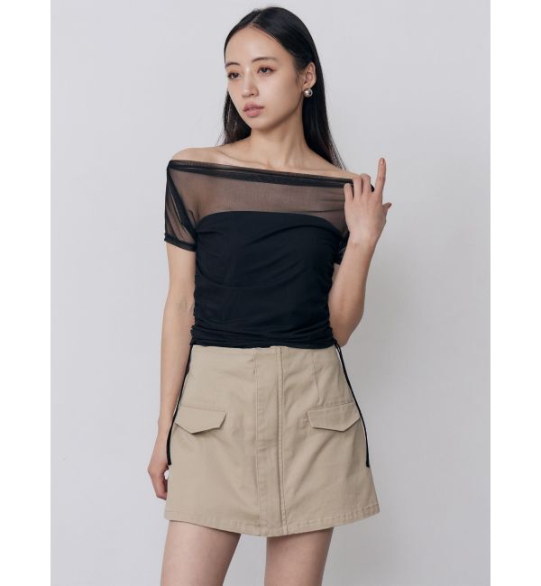 MURUA「フロントZIPドッキングスカートパンツ」|その他|