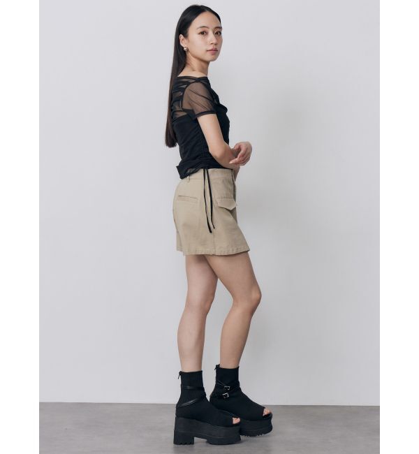 MURUA「フロントZIPドッキングスカートパンツ」|その他|