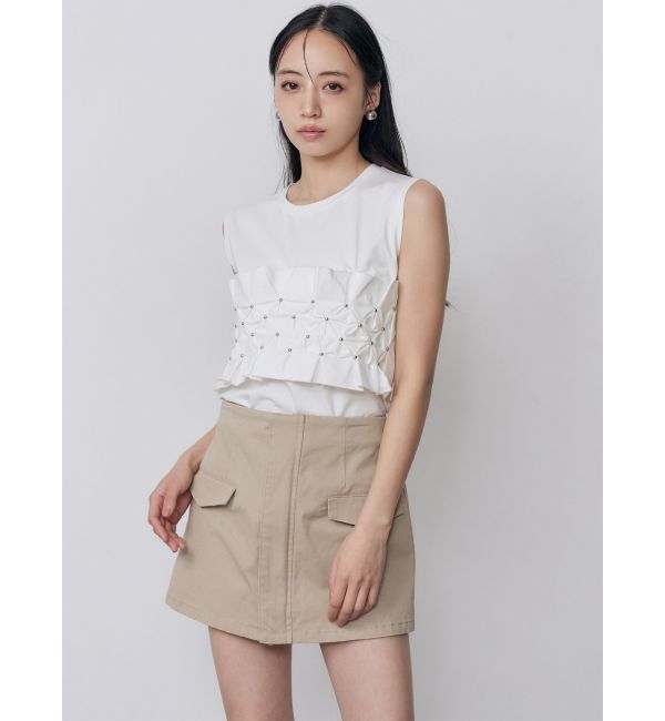 MURUA「フロントZIPドッキングスカートパンツ」|その他|