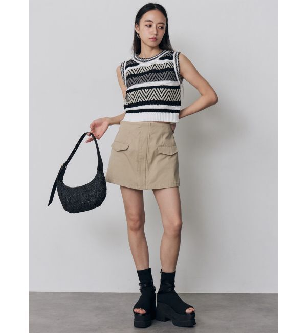 MURUA「フロントZIPドッキングスカートパンツ」|その他|