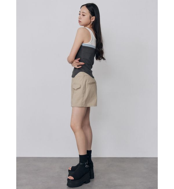 MURUA「フロントZIPドッキングスカートパンツ」|その他|