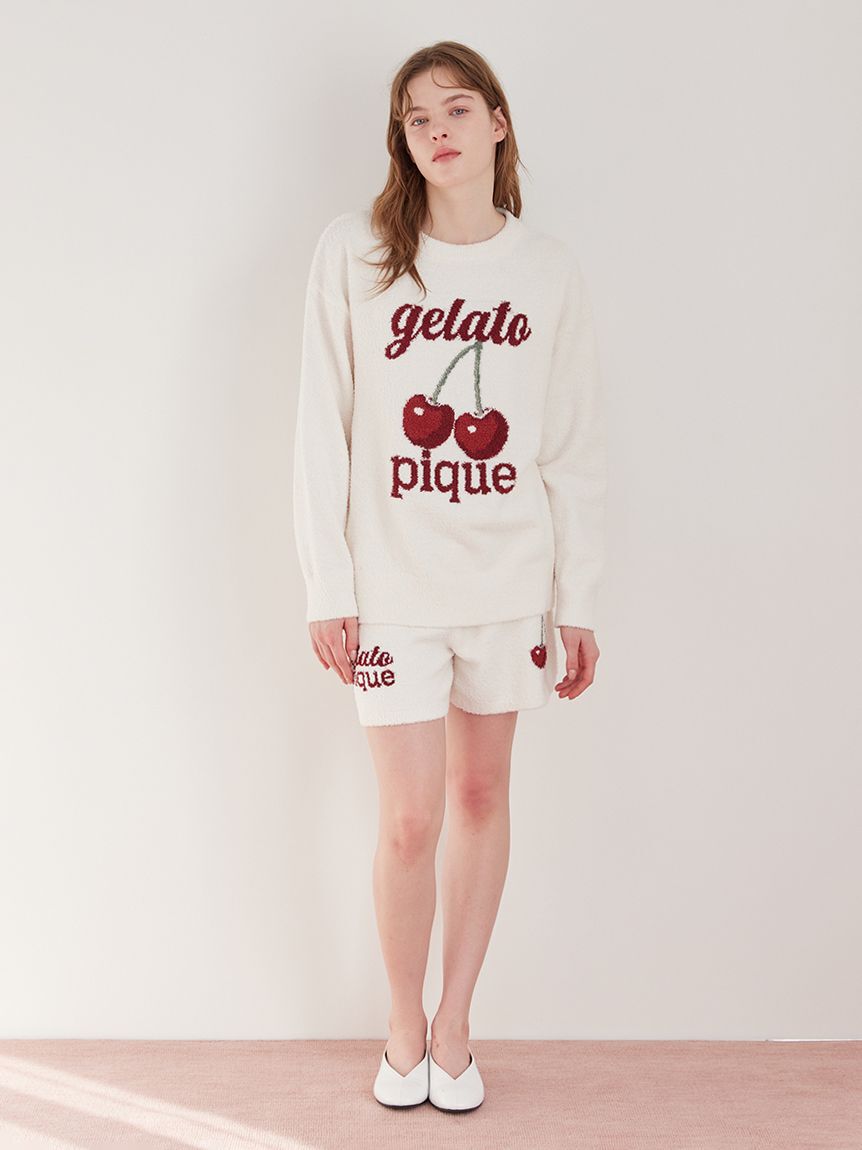 gelato pique「【ONLINE限定カラーあり】ベビモコチェリージャガードショートパンツ」|ルームウェア|