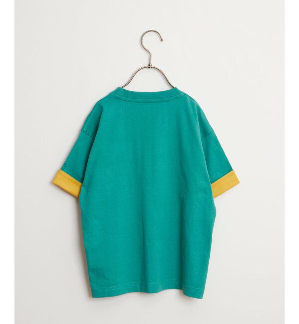 ikka kids「USAコットン 袖裏配色Tシャツ（120~160cm）」|Tシャツ・カットソー|