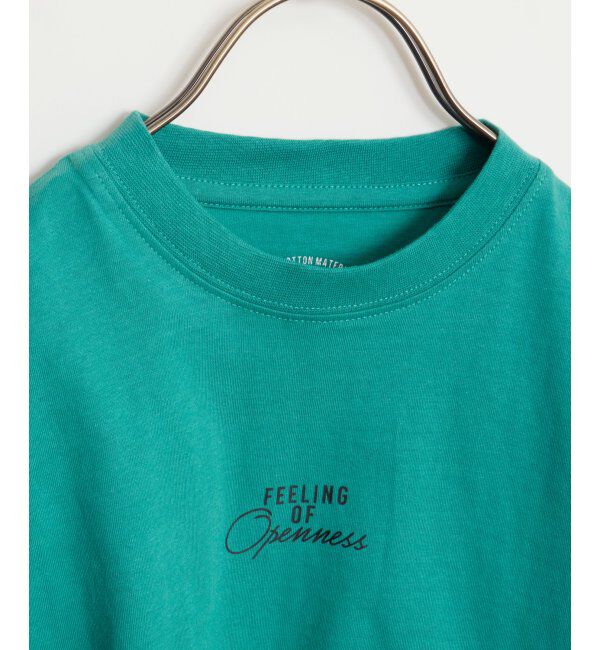 ikka kids「USAコットン 袖裏配色Tシャツ（120~160cm）」|Tシャツ・カットソー|
