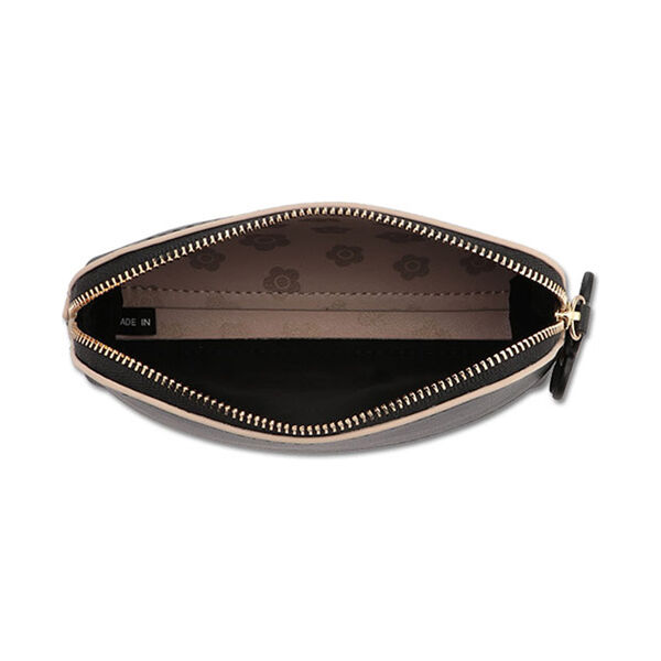  「マリークワント フリップサイドデイジー スクエアティッシュケース ブラック 本体 (H11&times;W15.5&times;D4cm)」|コスメ雑貨|