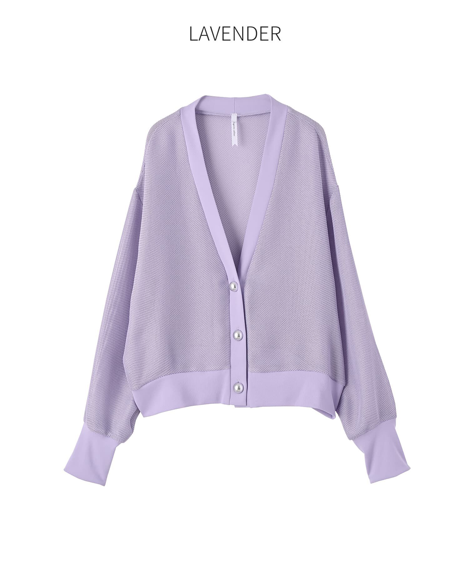STYLE DELI「【selection】メタルボタンメッシュカーディガン」|カーディガン|