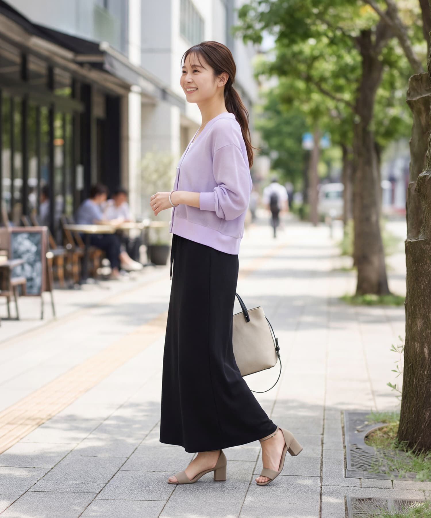 STYLE DELI「【selection】メタルボタンメッシュカーディガン」|カーディガン|