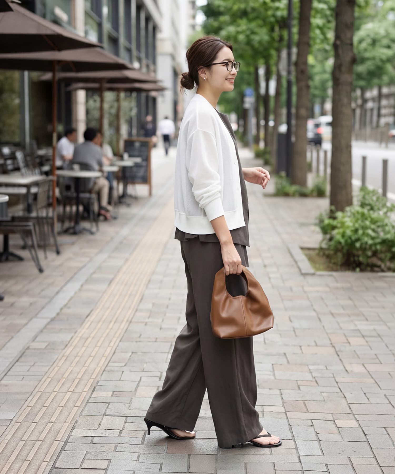 STYLE DELI「【selection】メタルボタンメッシュカーディガン」|カーディガン|