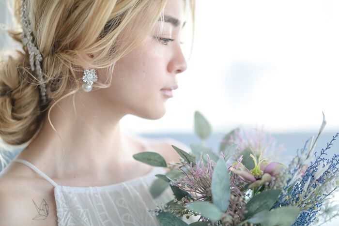 BACKYARD FAMILY「Just Married ピアス E-108 通販 スタッドピアス パール レディース」|ピアス|