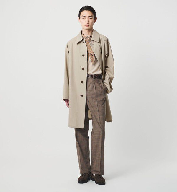 UNITED ARROWS「＜SOVEREIGN＞ラグランスリーブ バルカラーコート」|ステンカラーコート|