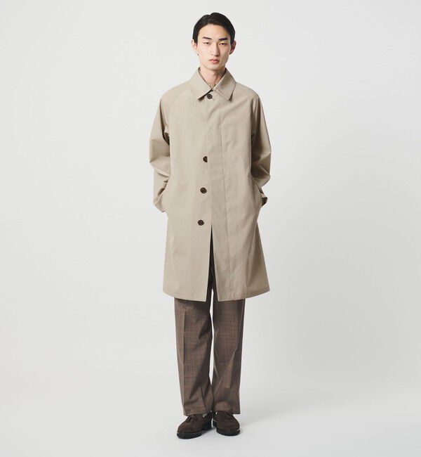 UNITED ARROWS「＜SOVEREIGN＞ラグランスリーブ バルカラーコート」|ステンカラーコート|