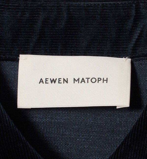 AEWEN MATOPH「＜AEWEN MATOPH＞コーデュロイ バイカラーシャツ」|シャツ・ブラウス|