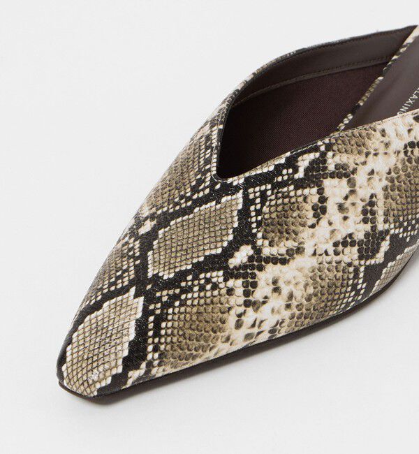 UNITED ARROWS green label relaxing「Vカットミュール」|サンダル|