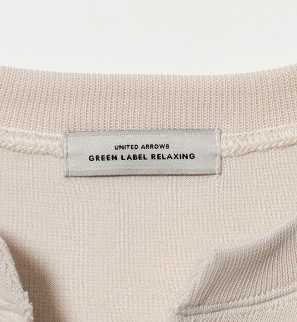 UNITED ARROWS green label relaxing「【WEB限定】＜at ease＞ダブルフェイス レースアップ プルオーバー カットソー」|Tシャツ・カットソー|