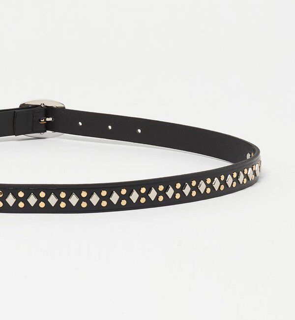 BEAUTY&YOUTH UNITED ARROWS「ナロー スタッズ ベルト 20mm」|ベルト|