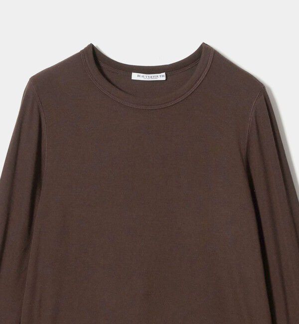 BEAUTY&YOUTH UNITED ARROWS「毛セルロースブレンド クルーネック カットソー」|Tシャツ・カットソー|