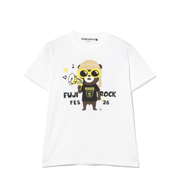 Ray BEAMS 「〈WOMEN〉FUJI ROCK FES'26 / The Wonderful! design works. / GRUNGE MEGAPHONE BEAR T」|Tシャツ・カットソー|