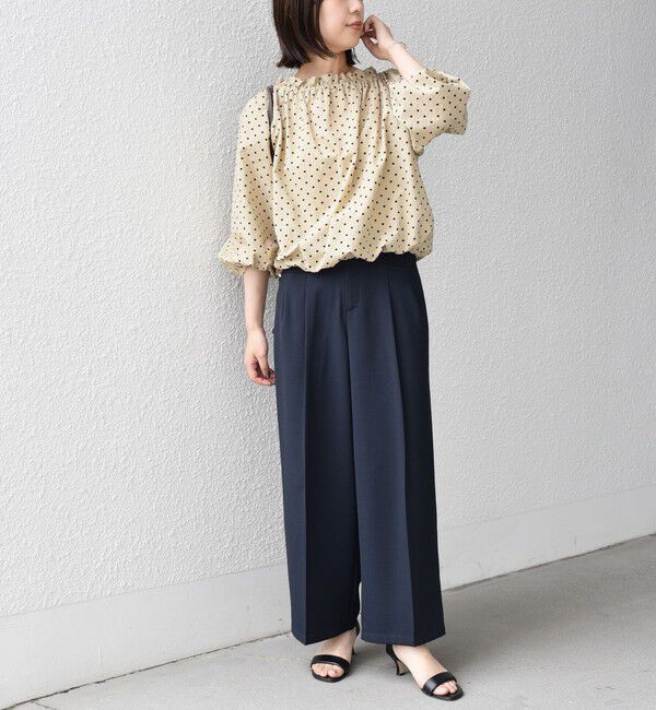 SHIPS Colors 「SHIPS Colors:〈洗濯機可能〉サッカー ドット 2WAY ブラウス◇」|シャツ・ブラウス|