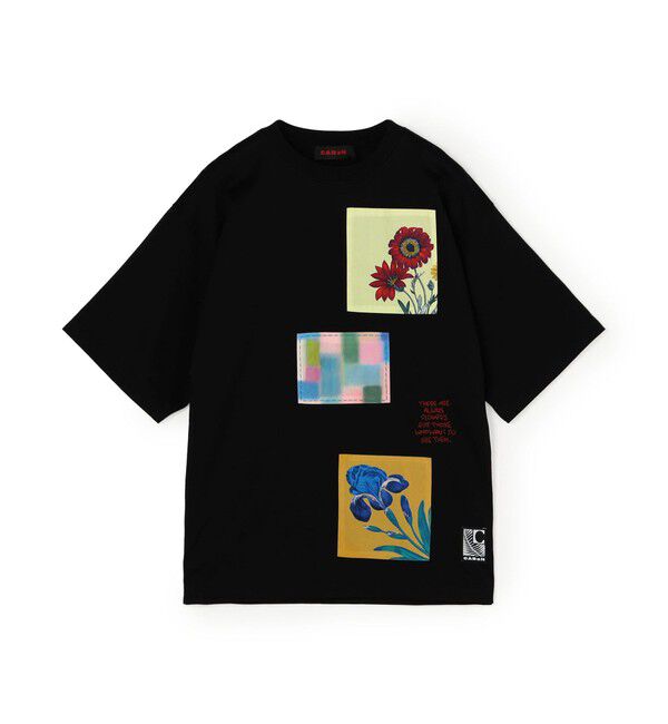 CABaN「スビンコットン IRIS LAYERTシャツ」|Tシャツ・カットソー|18 ブラック系