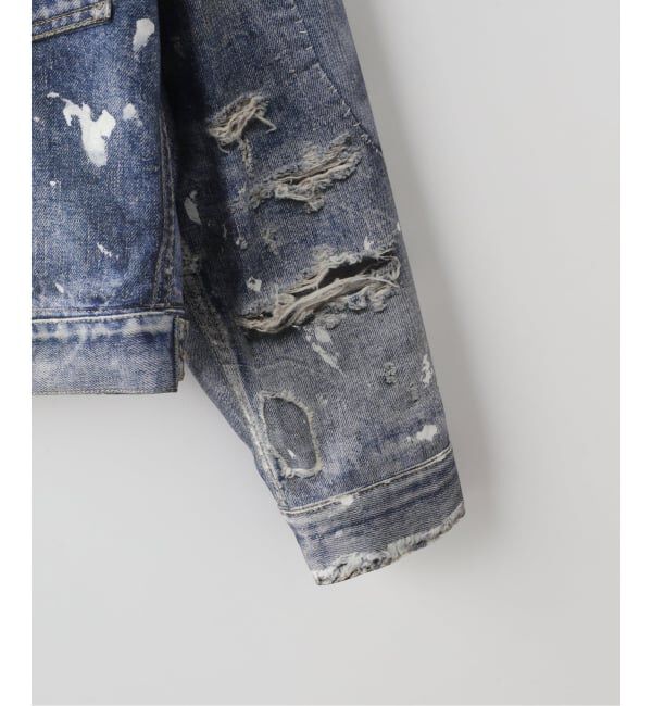 JOINT WORKS「eYe JUNYA WATANABE MAN &times; New Manual Wネーム 綿ナイロンツイル 転写プリント」|デニムジャケット|