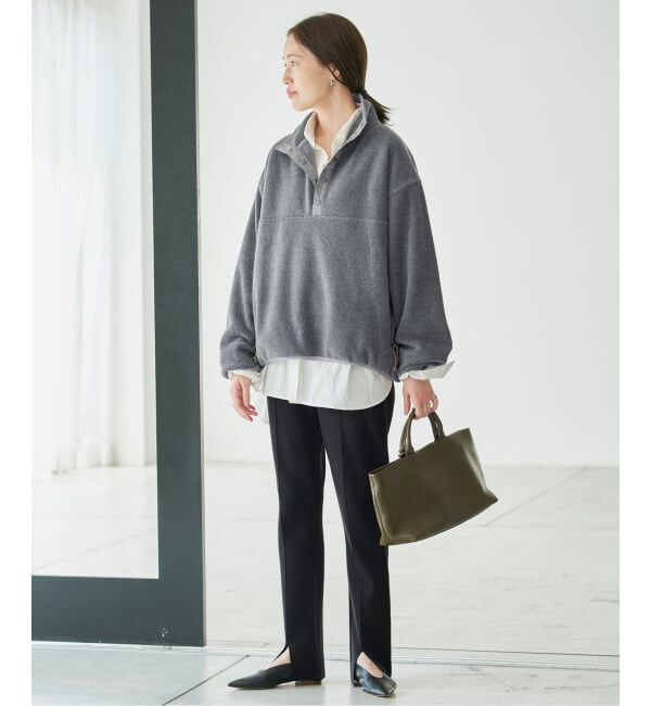 SLOBE IENA「《予約》バイカラーフリース」|その他|