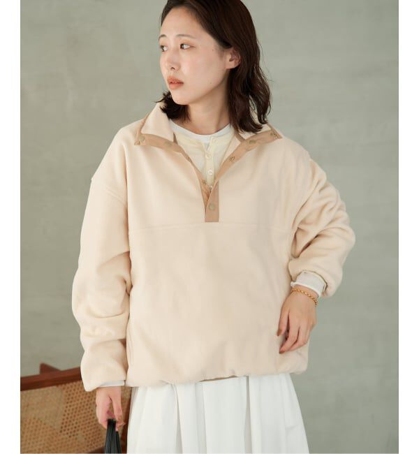 SLOBE IENA「《予約》バイカラーフリース」|その他|
