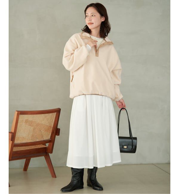 SLOBE IENA「《予約》バイカラーフリース」|その他|