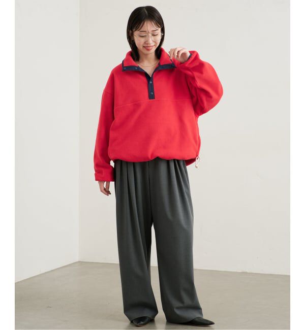 SLOBE IENA「《予約》バイカラーフリース」|その他|